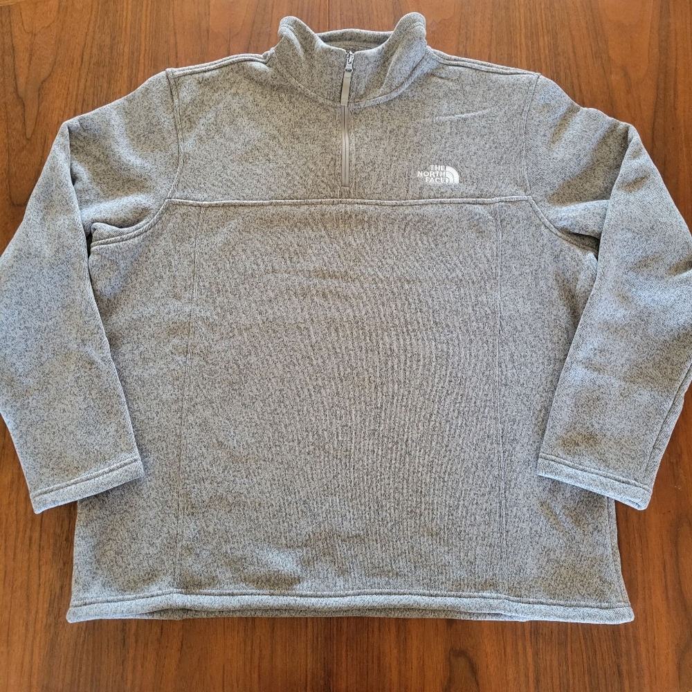 The North Face Men's Front Range Fleece Half-Zip Pullover Gray XXL